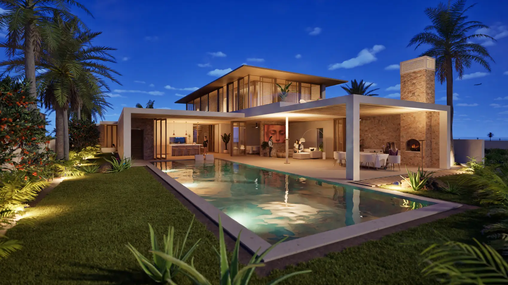 Private Villa at Tarafo Bay in Boa Vista, Cape Verde